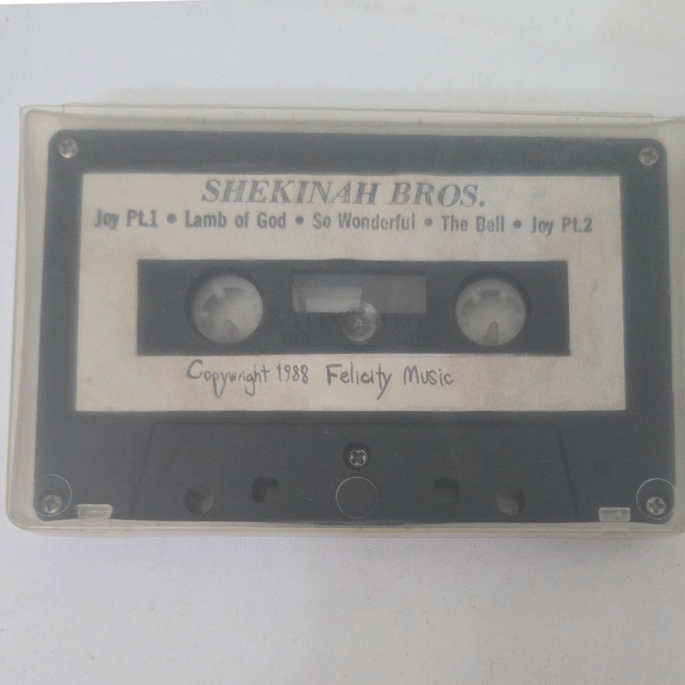Vintage 1988 Shekinah Bros Cassette Tape Felicity Music Private Press USA Made